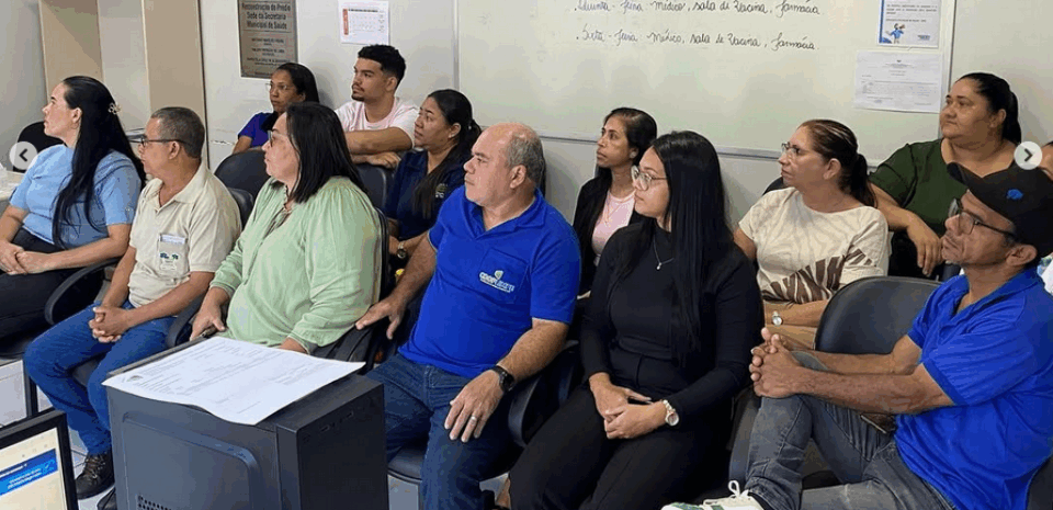 Treinamento com os Profissionais de Saúde