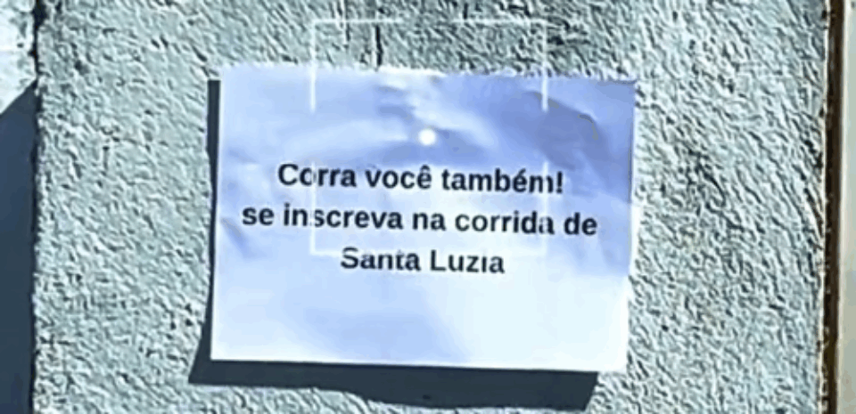 CORRE QUE AINDA DÁ TEMPO